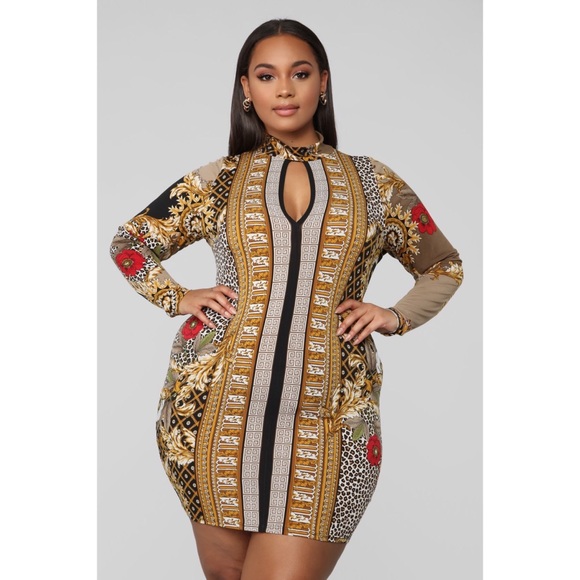 Fashion Nova Dresses & Skirts - Versace Inspired Dress